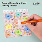 Lineon Erasable Gel Pens, 15 Colors Retractable Fine Point Erasable Pens Clicker - Image 6