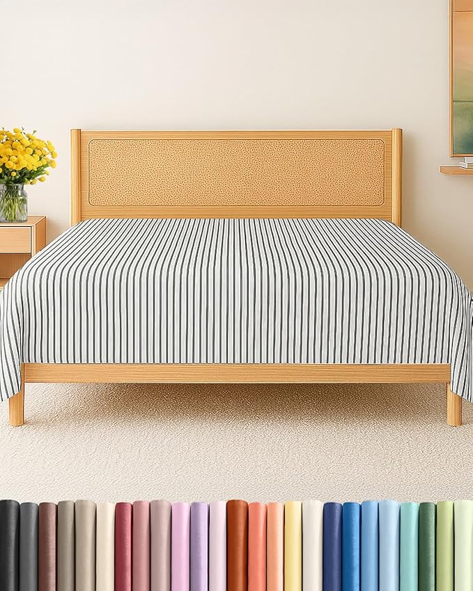 Cal King Size Flat Sheet by CGKUnlimited