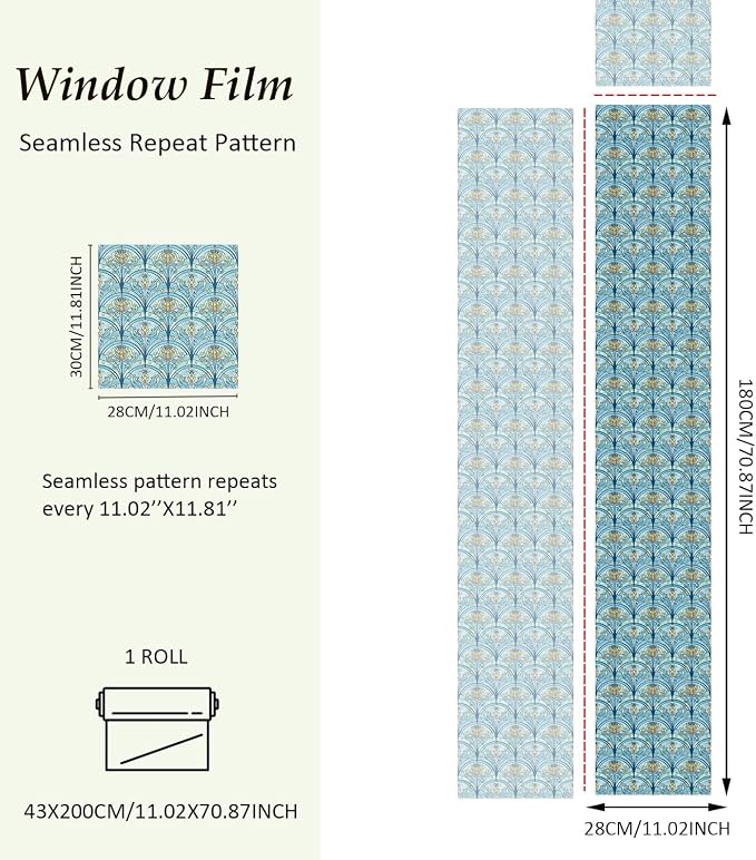 Vintage Stained Glass Window Film - Image 2