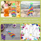 Mumufy 60 Pcs Plastic Sand Art Bottles - Image 7