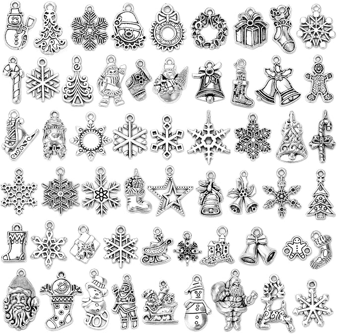 MARFOREVER 120Pcs Christmas Charms by MARFOREVER