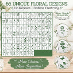 Marspark 66 Pcs Small Stencils for Crafts Reusable 3 Inch Stencils for Painting - Image 2