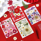 85Pcs Pressed Flowers for Crafts, Real Dried Flowers for Crafts Dried Pressed - Image 3