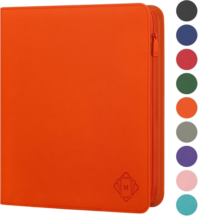 Premium Card Binder 12 Pocket for 720 Pockets Trading Card Binder, PU Zipper - Image 2