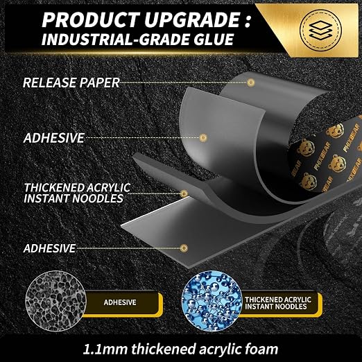 Heavy Duty Double Sided Tape for Automotive, No Residue, High Temperature - Image 6