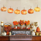 COCHIE Fall Pumpkin Wood Crafts to Paint Set of 24, Autumn Pumpkins Unfinished - Image 4