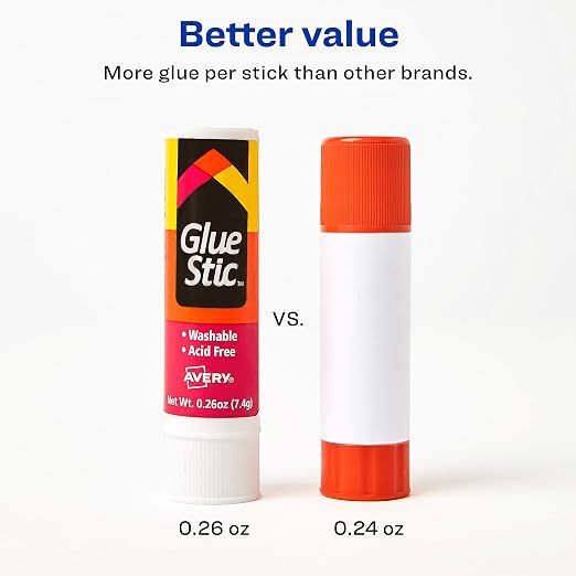 Avery Glue Stick White, 0.26 oz. Permanent Glue Stic - Image 8