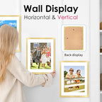FIXSMITH 11x14 Picture Frame Set of 2, Photo Frame - Image 5