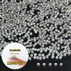 1200Pcs 4mm Crystal Glass Beads - Image 2