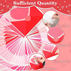 60pcs Valentine's Day Theme DIY Cutouts Heart Envelope Bulletin Board - Image 3