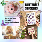 Arme Butterfly Stickers, Flower Stickers - Image 6