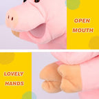 Easfan Pig Hand Puppet with Movable Mouth and Arms Role Play Storytelling - Image 5