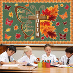 Religious Fall Bible Butterfly Bulletin Board Set Fall - Image 6