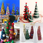 FFchuanhe 24-Pack Craft Foam Cones, Foam Tree Cones, - Image 4