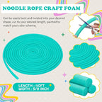 Frienda 5/8 Inch x 40 Ft Green Foam Noodles - Image 2