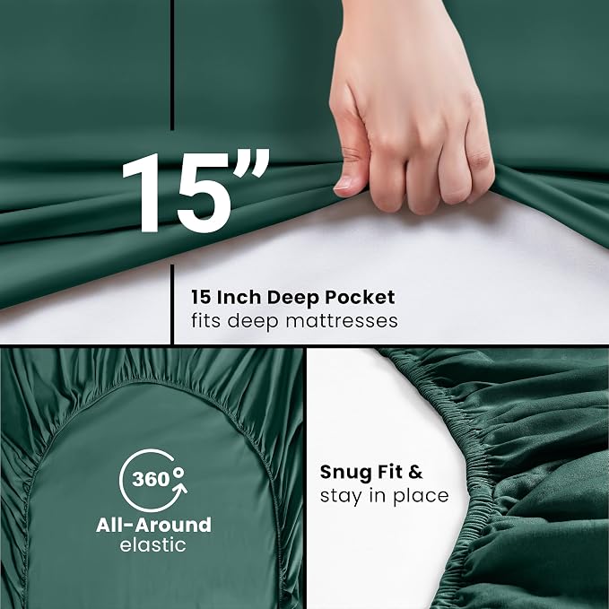 Utopia Bedding Twin Fitted Sheet - Image 3