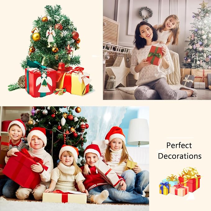 50PCS Unfinished Wood kit with Holes, Wooden Slice - Image 7