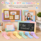 6 Rolls 40 Ft Ruffled Bulletin Board Borders Back to School Classroom Decor - Image 4
