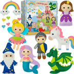 Craftorama Sewing Kit for Kids, Fun and Educational Fairytale Craft Set for by Craftorama