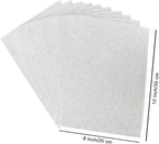 10 Sheets Glitter Paper Sheet for Father‘s Day Decor, A4 Cardstock - Image 5