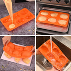 Sakolla Skull Brain and Heart Silicone Mold, 2 Pack Halloween Baking Molds - Image 5