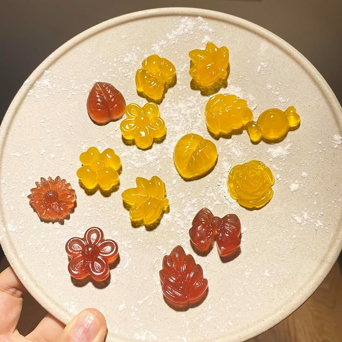 Flower Candy Molds Silicone 2PCS Daisy Flower Chocolate Molds Tulip Flower Mold - Image 7