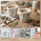 85 Pieces Natural Scrapbooking Stickers, Self-Adhesive Daisy Camellia Stickers - Image 3