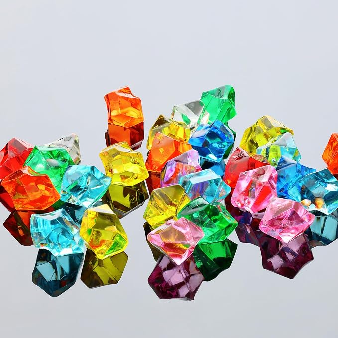 Fake Ice - Gemstones and Crystals - Pack of 165 pcs Vase Filler - Jewels - Image 6
