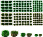 Tufts - Battlefield 154 Pcs, 3 Sizes -Terrain Model Kit by Unknown