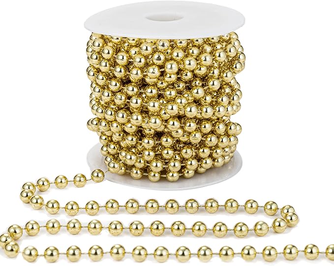 8mm Crafts Faux Pearl Beads Garland Pearl Bead Roll Strand of Pearls to - Image 2