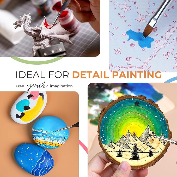 Nicpro Miniature Paint Brushes - Image 6