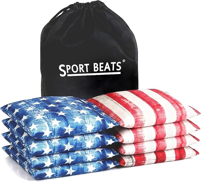 SPORT BEATS Cornhole Bags Set of 8 by SPORTBEATS