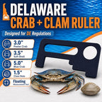 Crab Measurement Tool for DE Blue Crabs, Peeler Crabs, & Clams | DE Regulation - Image 2