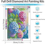 EIBEILI Diamond Art Kits for Adults-Hydrangea Flowers Diamond Painting Kits | - Image 4