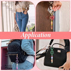 30 Pcs Beadable Keychain Bars Bulk, Bead Keychains Colorful Metal, DIY - Image 7