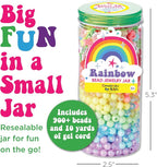 Creativity for Kids Rainbow Bead Jar Jewelry Making Kit: Makes 40+ Friendship - Image 8