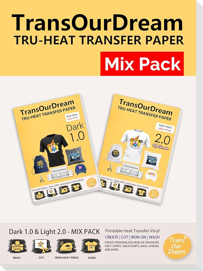 TransOurDream Printable Heat Transfer Paper by TransOurDream