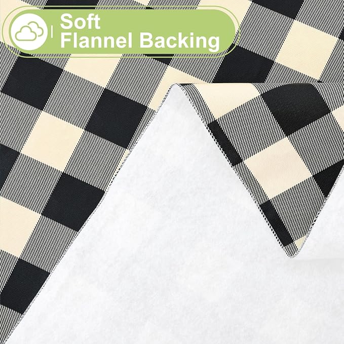 Smiry Square Table Cloth, Waterproof Vinyl Tablecloth - Image 4