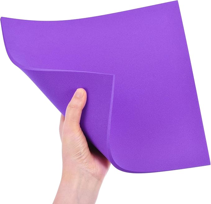 uxcell Purple EVA Foam Sheets 10 x 10 Inch 5mm Thickness - Image 5