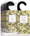 ROSE COTTAGE Large 12 Packs White Cotton Hanging Closet Deodorizer Air Freshener Long Lasting Scented Sachets Smell Goods for House