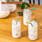 Softy Straws Premium Reusable Stainless Steel Drinking Straws - Image 7