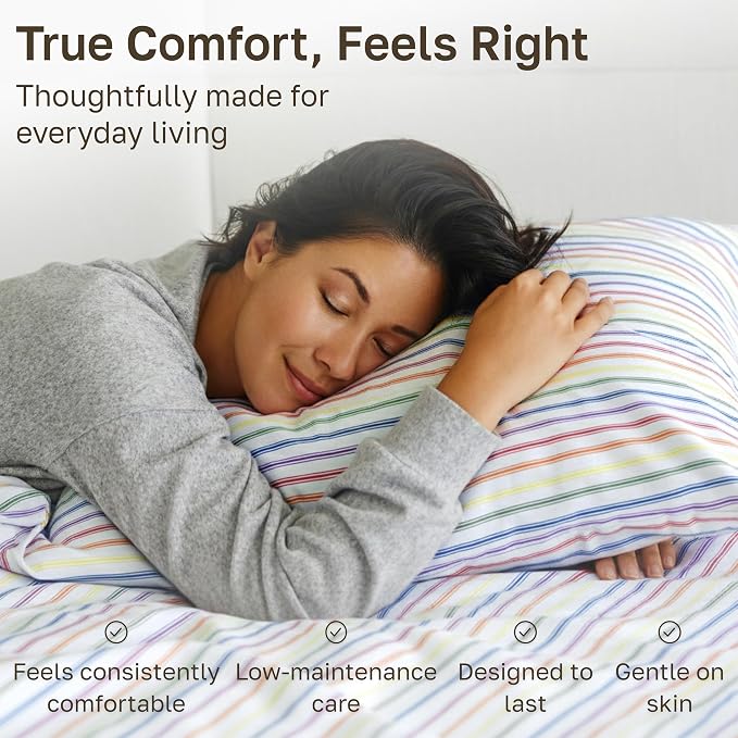 California Design Den Soft Full Size 100% Cotton Sheet Sets, 400 TC Good - Image 6