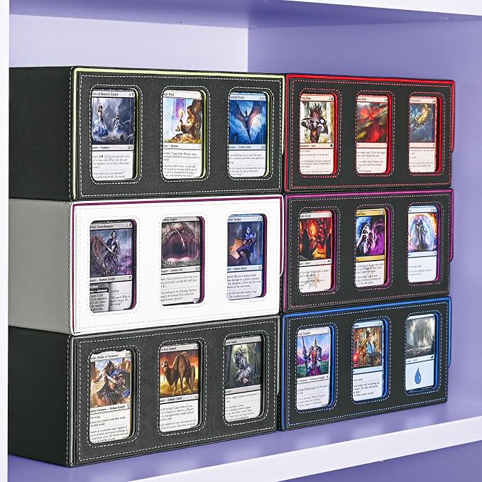UAONO Card Storage Box for Trading Cards, 1800+ Commander Deck Box for MTG - Image 7
