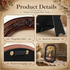 Wonderjune 5 Pcs Vintage Picture Frames Set - Image 3