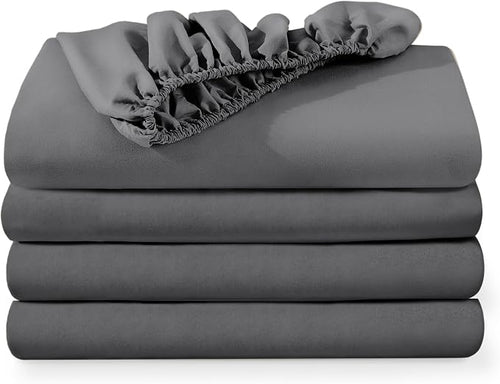 Bare Home 4-Pack Fitted Bottom Sheets by BareHome