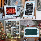 69ft Winter Snowflake Border，Scalloped Rolle Trim Light Blue Classroom Borders - Image 6