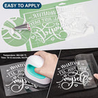 VINYL FROG White Heat Transfer Vinyl Roll 12" x25ft White Iron on Vinyl | White - Image 2