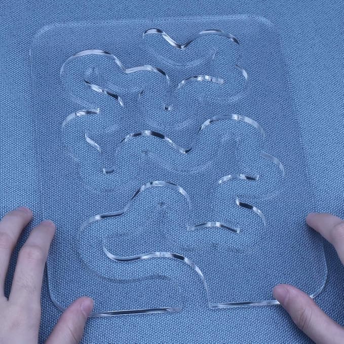 Using Quilting Templates Sewing Machine Domestic Free Motion Quilting Templates - Image 4