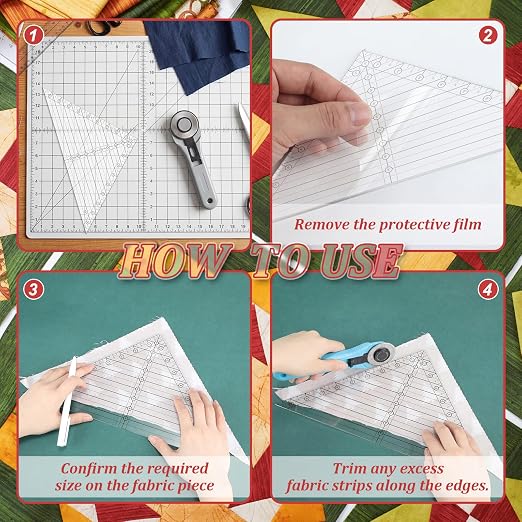 Watersay 1 Pcs 45° Angles Triangle Ruler - Image 3