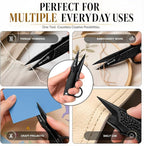 Premium Sewing Scissors, Sharp Precision Thread Snips - Image 6